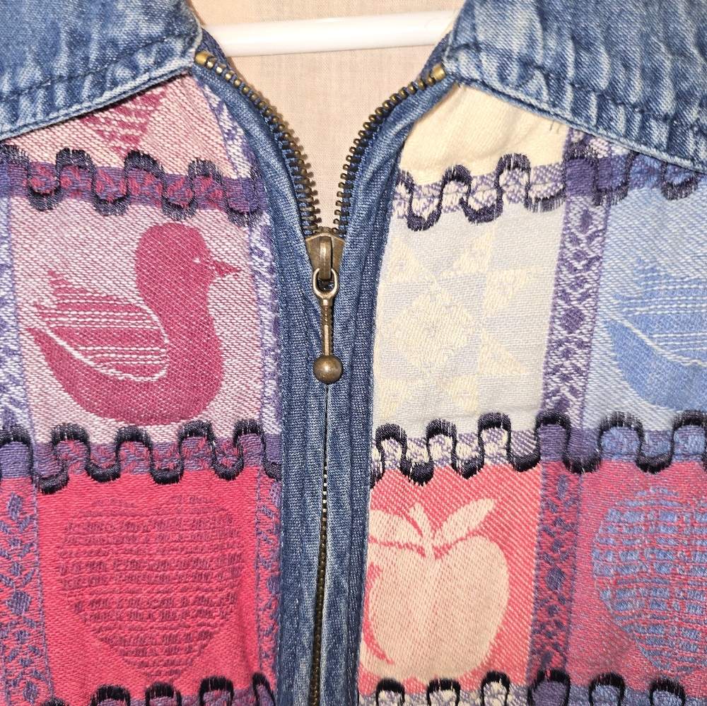 Colorful Patchwork Jacket - image 3